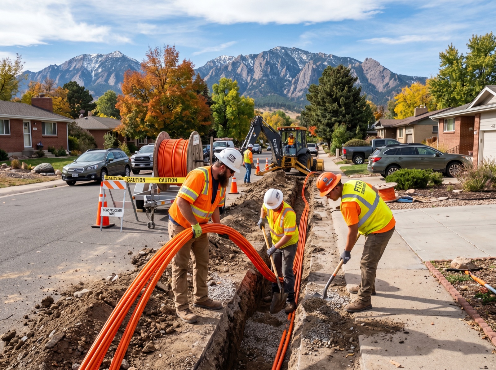 FTTH fiber network deployment in Denver, Colorado